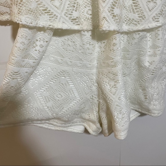 Aeropostale white lace romper (xs) - Picture 3 of 7